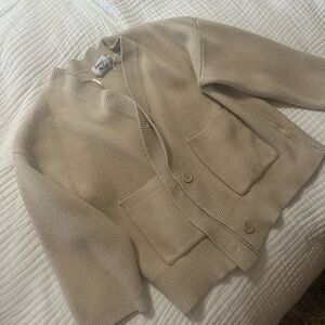 Princess Polly Beige Knit Cardigan